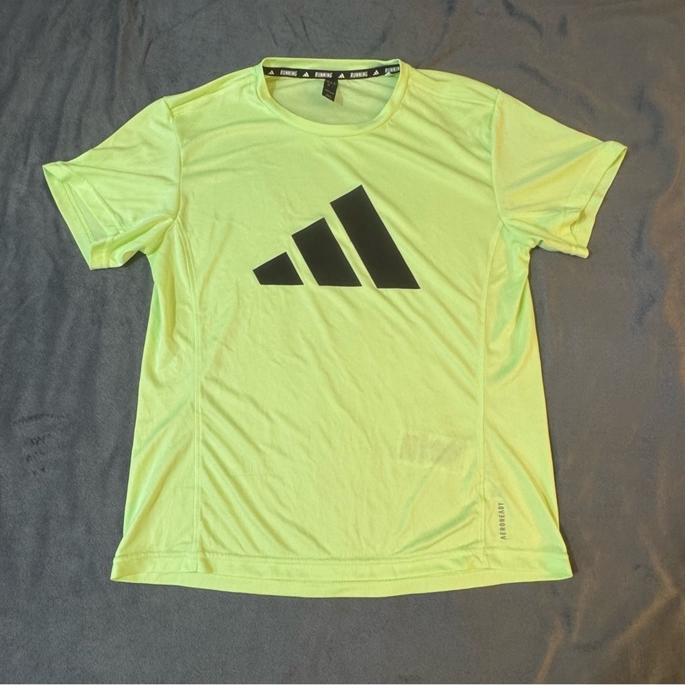 Adidas Neon Green Athletic Tee
#1032